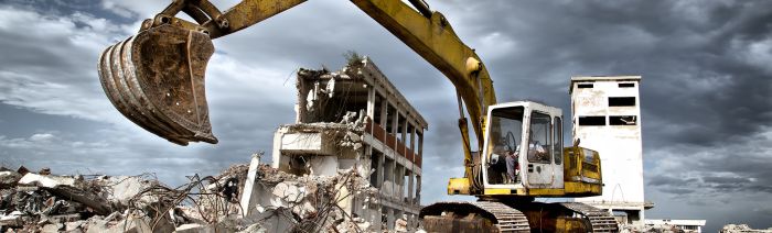 Демонтаж, снос зданий в Чехове